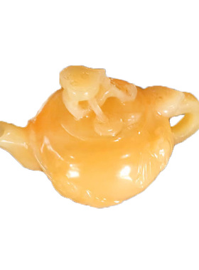 正品天然黄玉茶具大号功夫酒杯