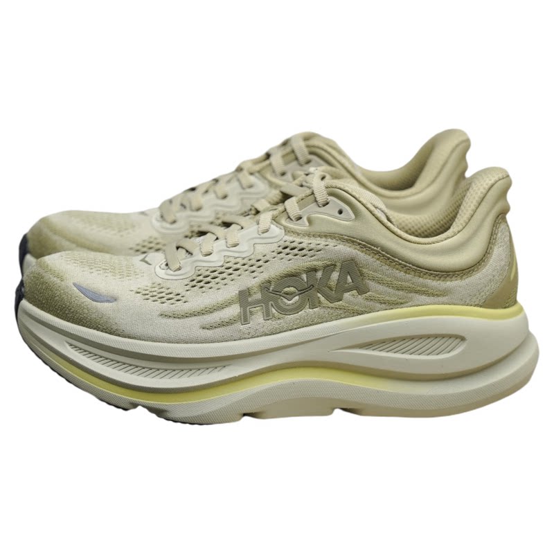 HOKA正品 Bondi 9 男子邦代宽版缓震休闲运动跑步鞋 1162013-GSSL