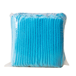 条形帽一次性帽子无纺布帽子无尘头套网帽车间防油烟食品厨师帽子