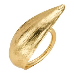 SOFT ROOM果荚肌理开口戒指可调节小众设计轻奢高级感极简百搭