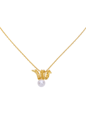 ARSIS法式复古珠光飘带项链