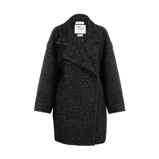 LYNEE x TORIL【巴黎叙事】意大利进口GIOLICA 羊毛中长翻领大衣