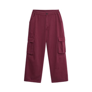BODYDREAM【马年限定】棉质水洗红色法工裤男工装裤Cargo pants