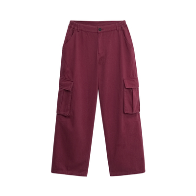 BODYDREAM【马年限定】棉质水洗红色法工裤男工装裤Cargo pants