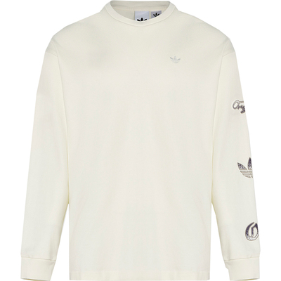 Adidas/阿迪达斯正品三叶草男士印花柔软舒适针织运动T恤KR5046