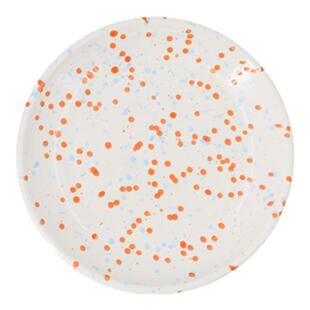 ezicok平盘陶瓷早餐盘西餐盘餐盘家用圆盘菜盘意面盘简约泼墨盘子