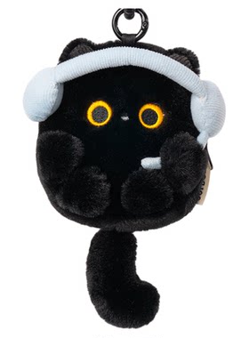 来电小猫蓝牙耳机收纳包挂件礼物