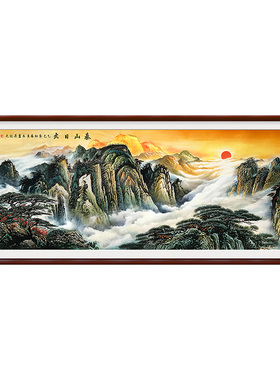 【东墙风水推荐】有山无水靠山图
