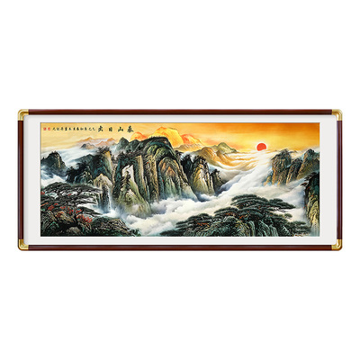 【东墙风水推荐】客厅招财山水画