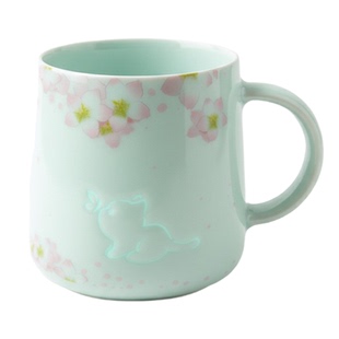 景德镇陶瓷杯子带盖高颜值女生可爱情侣水杯玲珑瓷马克杯创意茶杯