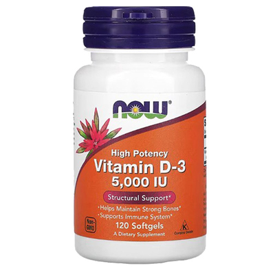 NOW诺奥维生素D35000IU120粒