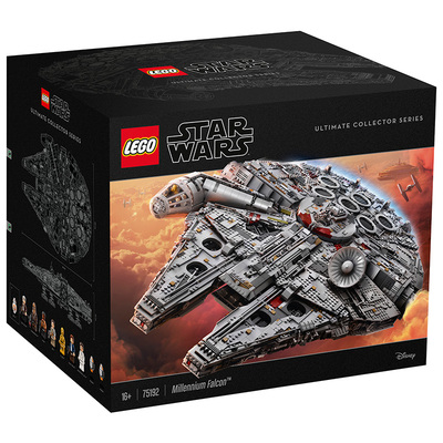 LEGO乐高积木星球大战系列75192豪华千年隼成人拼装玩具收藏官网