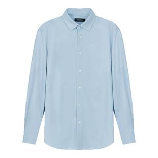 【含羊毛】迪柯尼2025年秋季男士商务通勤保暖轻磨毛长袖正装衬衫