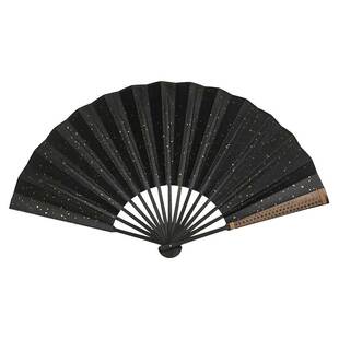 10寸古风雕刻洒金防水绢布折扇古风高颜值中国风流苏男生霸气扇子