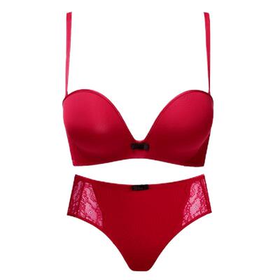 布迪设计夏季无痕无肩带聚拢内衣