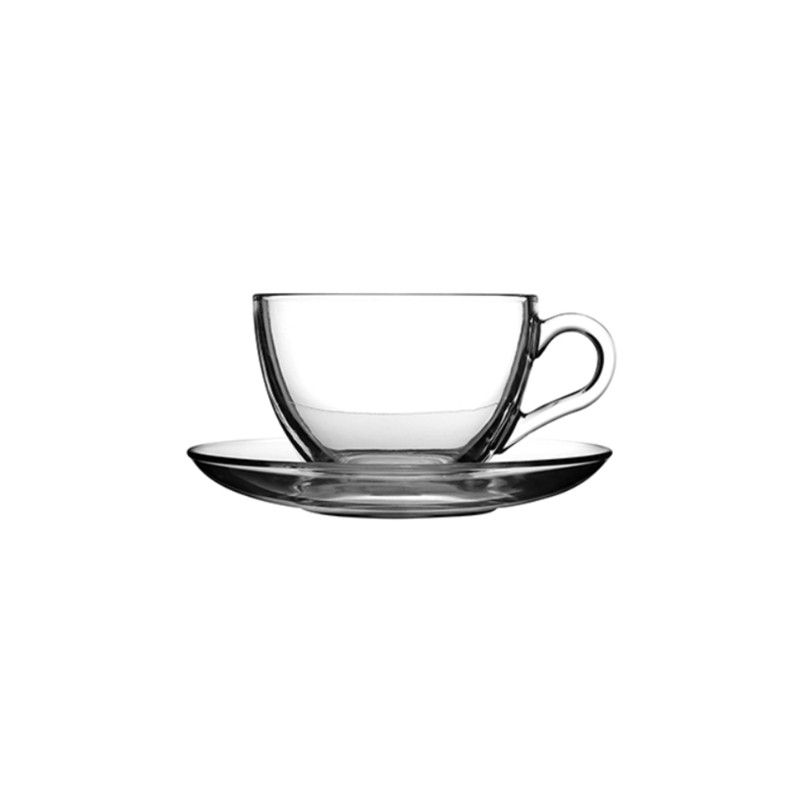 玻璃咖啡杯碟原装进口