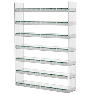 烟盒展示架多层挂墙式超市便利店货架小卖部亚克力烟柜小型摆烟架