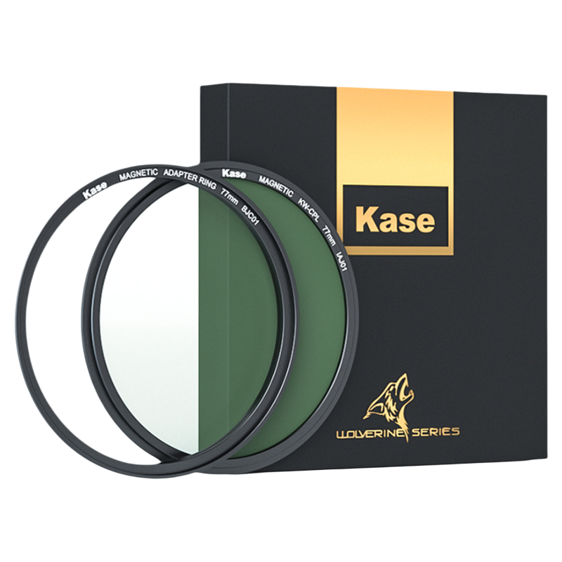 【旗舰店】Kase卡色 金刚狼二代磁吸偏振镜KWCPL偏振镜 49 58 67 72 77mm82 95消除反光滤镜