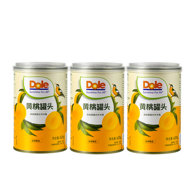 都乐糖水DOLE黄桃罐头