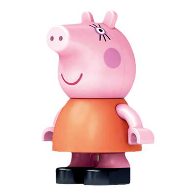 电视周边猪妈妈玩偶小猪佩奇一家套装小人猪爸爸公仔多人物小玩具