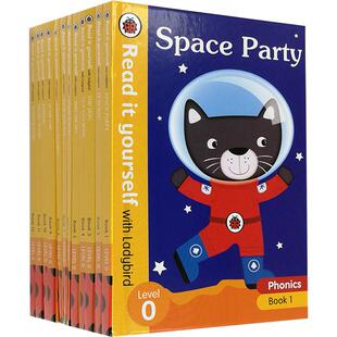 【300减150】Ladybird Read it yourself Level 0 快乐瓢虫英文原版分级阅读Phonics自然拼读绘本正版现货精装12本 4-8岁