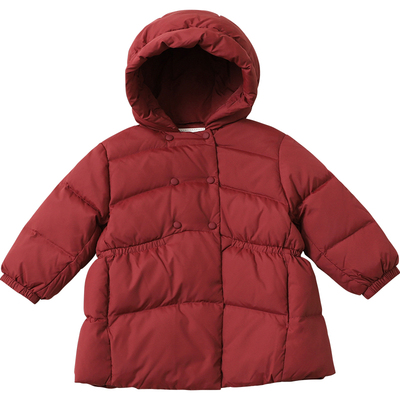 女童羽绒服中长款2025冬季新款宝宝羽绒服中小童装1-3-6-8岁4205