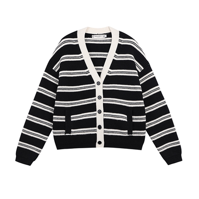 SourceWithU针织开衫配围脖