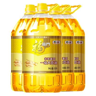 中粮福临门非转基因大豆油5L