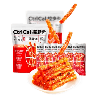减少40%油山药辣条解馋无腹担