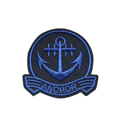 锚刺绣布贴熨烫背胶修补校服破洞