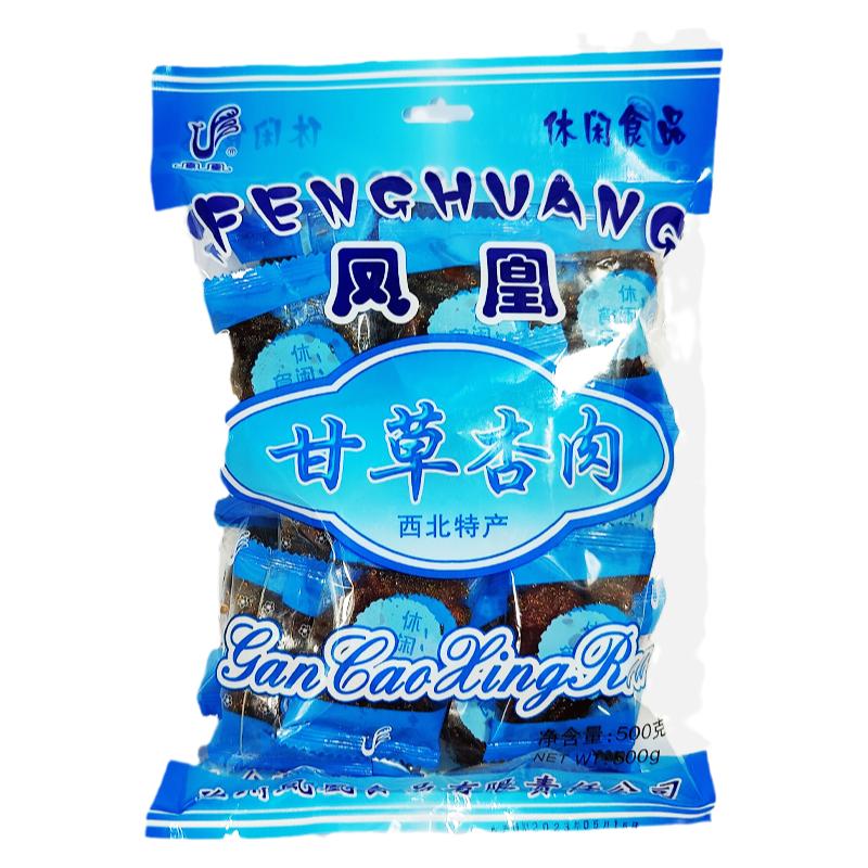 凤凰甘草杏500g无核杏肉怀旧零食