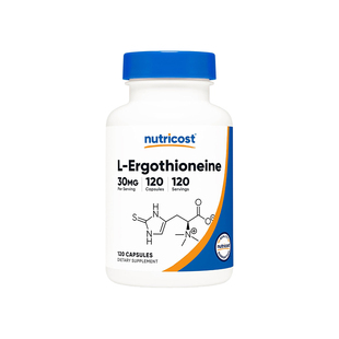 美国Nutricost左旋麦角硫因胶囊L-Ergothioneine高含量30mg*120粒
