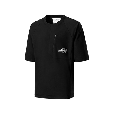 ECCO×白山联名系列 25新简约户外运动短袖男速干T恤女EW253T005