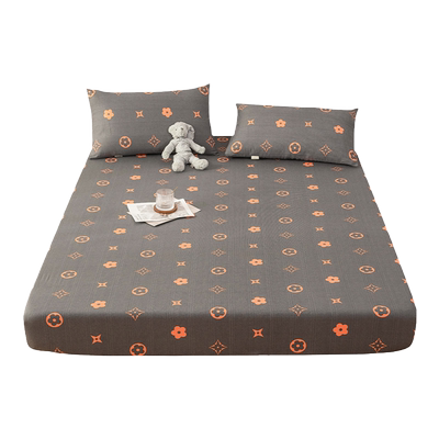 纯棉老粗布床笠单件加厚全棉床垫保护罩床罩全包床单套防尘罩床套