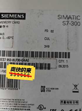 SIMATIC S7-300存储卡 64kB 6ES7—议价