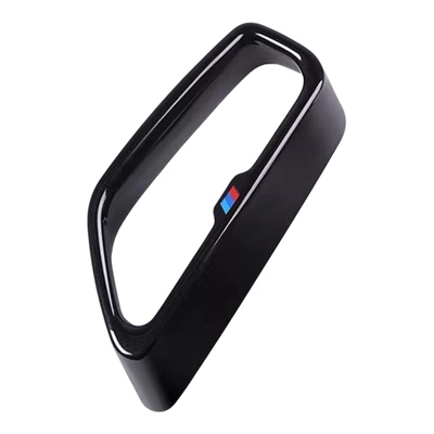 适用于宝马5系3系7系X3X5X6X7尾喉罩改装饰亮黑武士排气管M运动套