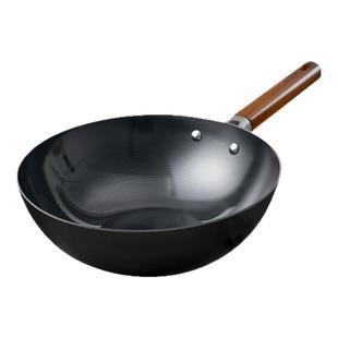 爱仕达铁锅尖底大翻炒家用炒菜锅无涂层老式炒锅燃气适用CF32P2Q