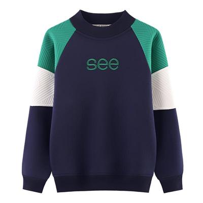 男童加绒卫衣冬季2023新款潮装