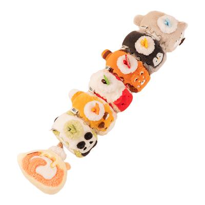 厘米星球卷卷动物园毛绒挂件玩偶