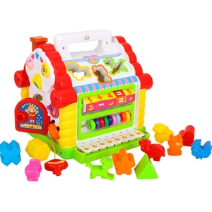 汇乐玩具趣味小屋739宝宝智慧屋幼儿童积木宝宝早教益智1-3岁