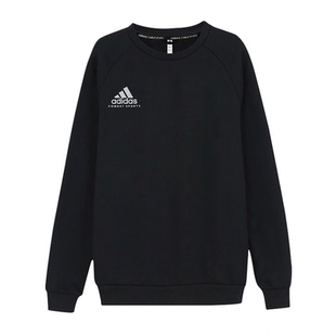 阿迪达斯卫衣男女新款春秋休闲运动外套圆领套头衫长袖 adiCLTL19