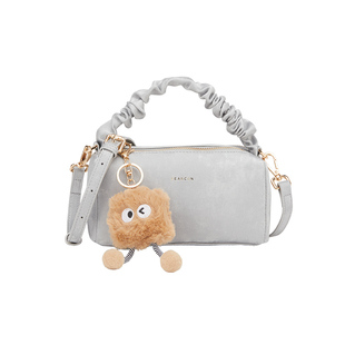 意尔康2026新款斜挎包女包褶皱包时尚女士手拎包通勤百搭单肩包