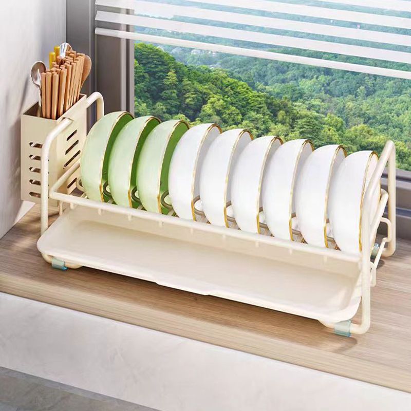 25年新款沥水碗架橱柜收纳碗碟立式碳钢碗盘架厨房架多功能台面