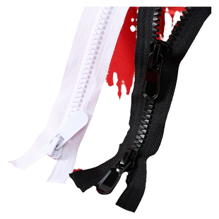 羽绒服拉链长高档双头双开棉袄长款双向大号粗齿拉头拉锁专用配件