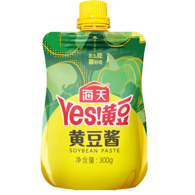 海天0添加黄豆酱300克