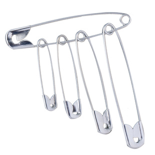 老式简易大号别针儿童安全别针扣针固定衣服保险小曲别针回形针