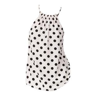 JCAESAR HALTER TOP 波点吊带背心 适配夏日活泼 肩带自带调节扣