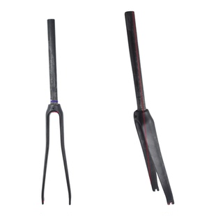 无标超轻全碳纤维公路自行车前叉700C死飞单车碳叉骑行装备配件