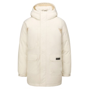 斯凯奇羽绒服2026春夏男女同款远红外升温抗静电抗菌中长款抗寒