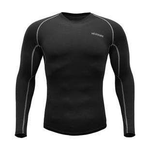 维动运动套装男健身衣服跑步专业篮球高弹训练紧身长袖加绒保暖春